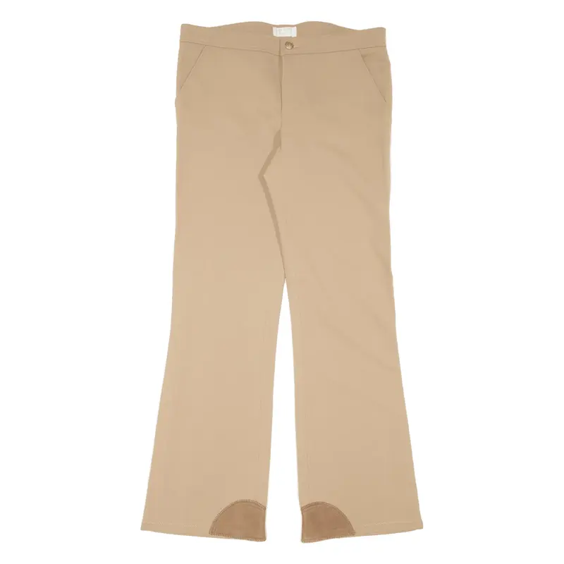 HENSON'S FINEST Trousers Beige Regular Bootcut Womens W31 L31