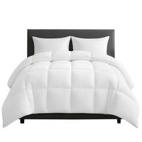 Lux Decor 1 Pc Comforter- All Season Soft Polyester Comforter- Quilted Box Stitching Duvet Insert - Breathable Down Alternati...