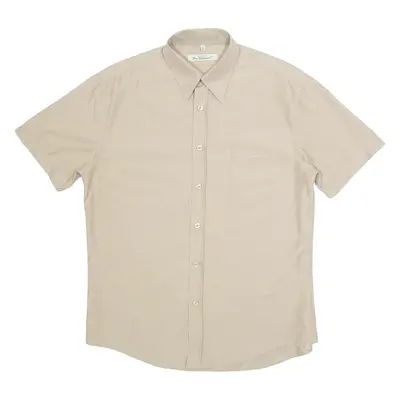 BEN SHERMAN Mens Plain Shirt Brown M