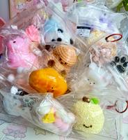 Handmade Silicone Surprise gift.New Sticky Food Taba/Mochi Soft Squishy Bag( Include 2 Pack)-F99 Color Fidget Set mold able A...