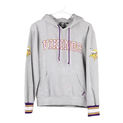 Minnesota Vikings Nfl Hoodie - Small Grey Cotton Blend