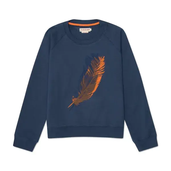 Feather Graphic Fleece Sweatshirt | Size: 5T