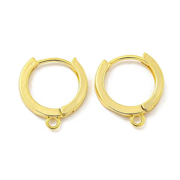 Brass Hoop Earrings
