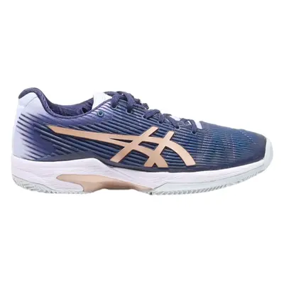 ASICS Sneaker Trainers Blue Synthetic Womens UK 5