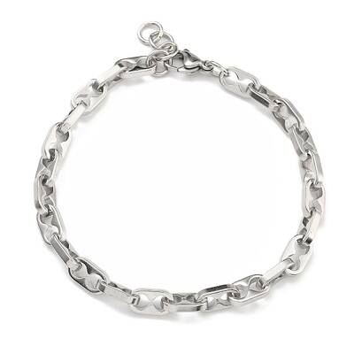 304 Stainless Steel Link Chain Bracelets