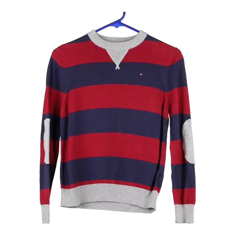 Age 10-12 Tommy Hilfiger Sweatshirt - Medium Red Cotton