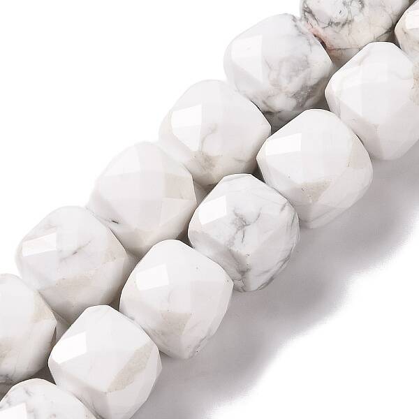 Natural Howlite Beads Strands