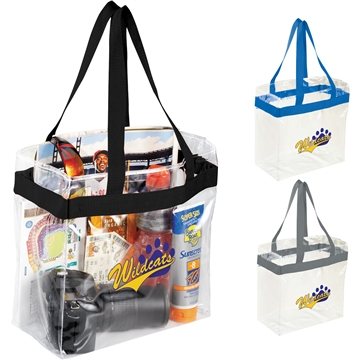 150 Customized Game Day Clear Stadium Tote - NFL Compliant