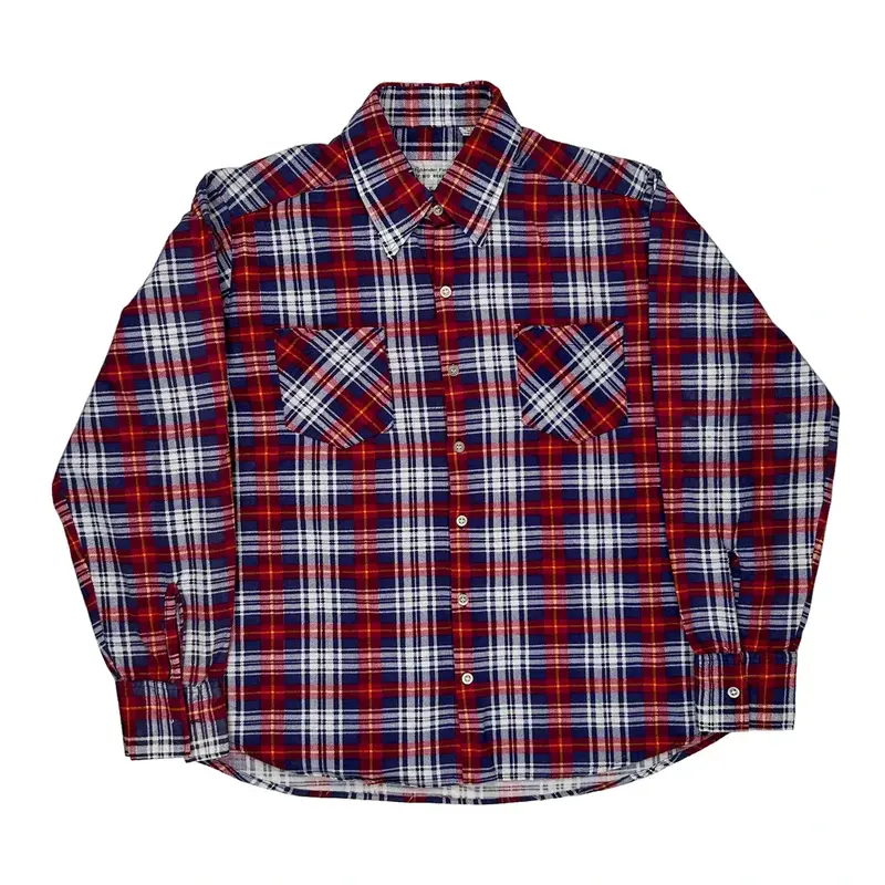 Bud Berma Flannel Shirt - XL Multicoloured Cotton