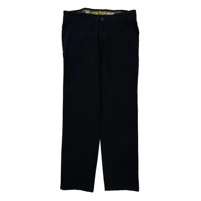 Lee Trousers - 34W 31L Black Cotton Blend