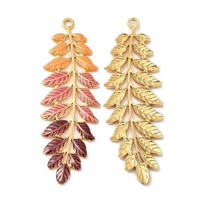 304 Stainless Steel Enamel Big Pendants