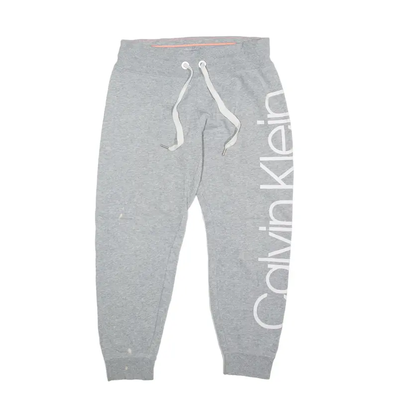 CALVIN KLEIN Joggers Grey Tapered Womens M W30 L26
