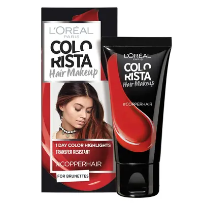 L'Oreal Paris, Colorista Makeup, Semi-Permanent Hair Dye, #copper, 30 ml
