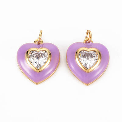 Brass Enamel Pendants