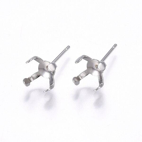 Tarnish Resistant 304 Stainless Steel Stud Earring Findings