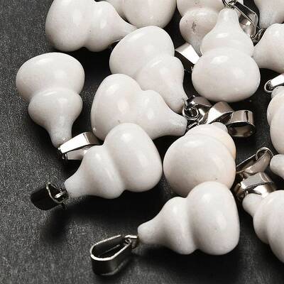 Natural White Jade Pendants