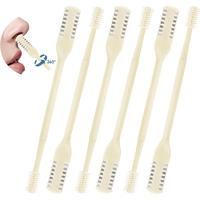6 Pcs 2-in-1 Nasal Cutter, Upgrade Double Sided Nose Knife, 360 Nostril Hair Remover Tool, Trimmer for Men, Women, Soft Clean...