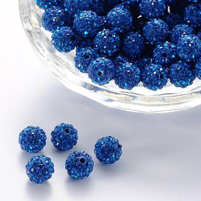 Pave Disco Ball Beads