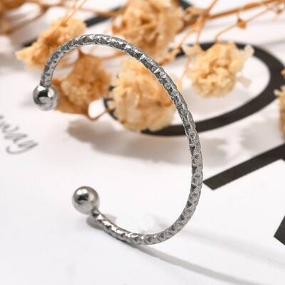 304 Stainless Steel Open Cuff Rings for Women