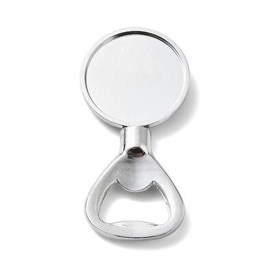 Zinc Alloy Bottle Opener Cabochon Component