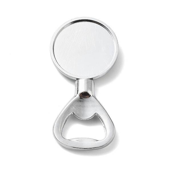 Zinc Alloy Bottle Opener Cabochon Component