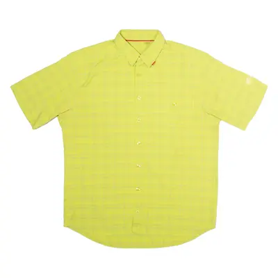 MAMMUT Mens Shirt Yellow Check XL