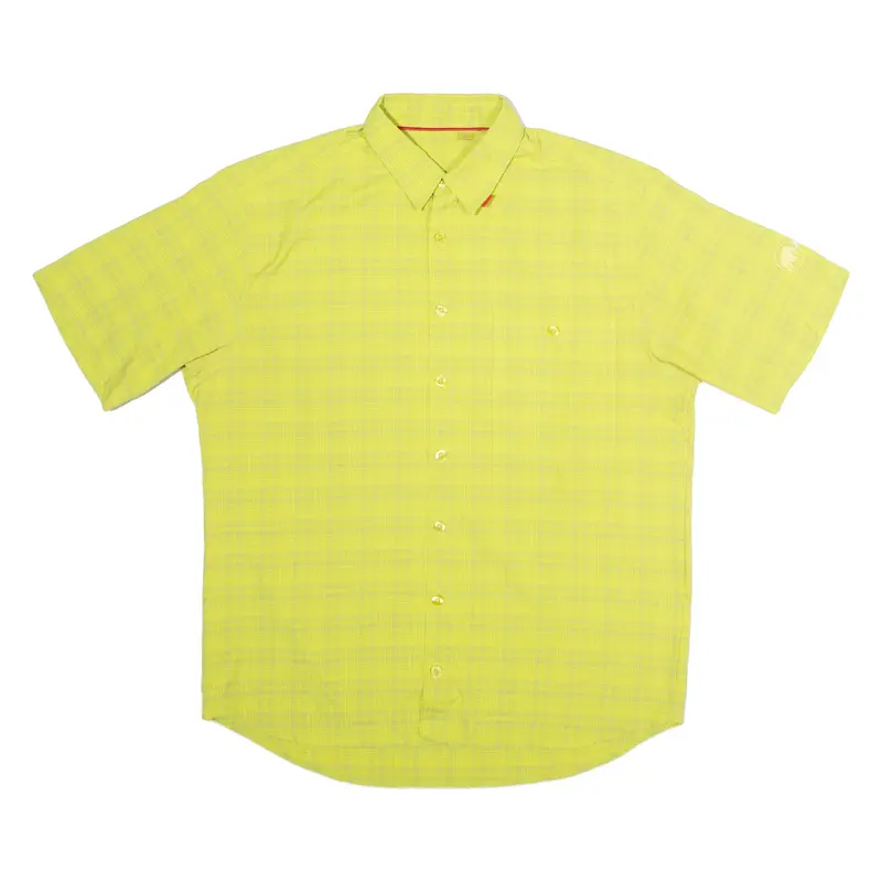 MAMMUT Mens Shirt Yellow Check XL