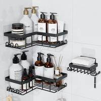 Modern Shower Caddy , Sturdy and Tough,Rustproof Stainless Steel,Large Capacity Bathroom Organizer ,  3 Pack,Adhesive Shower ...