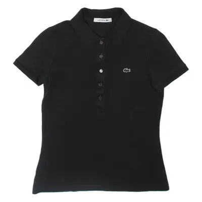 LACOSTE Girls Polo Shirt Black M