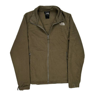 The North Face Fleece Jacket - Medium Khaki Polyester