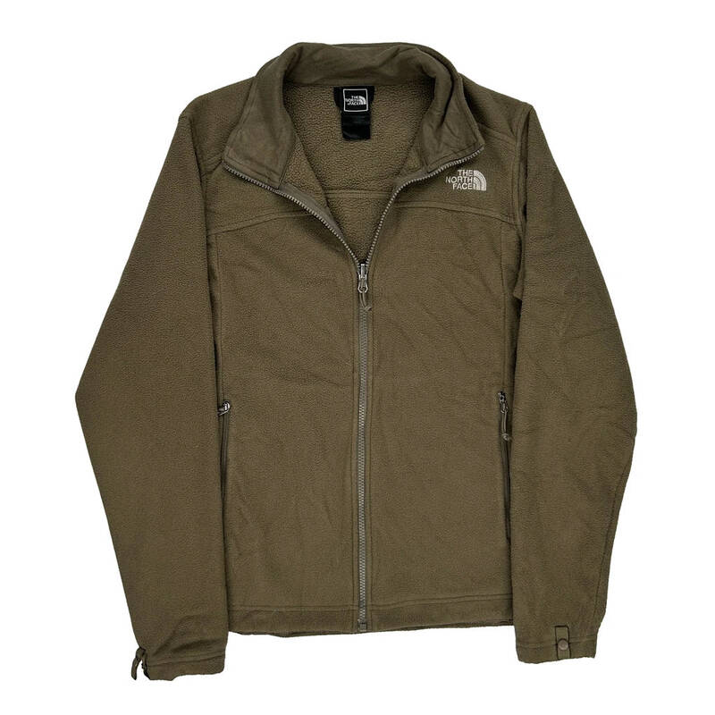 The North Face Fleece Jacket - Medium Khaki Polyester