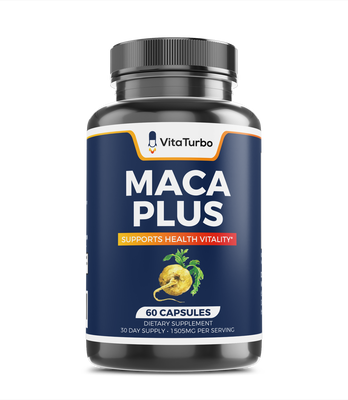 Maca Plus - 60 Capsules - 1505mg Per Serving