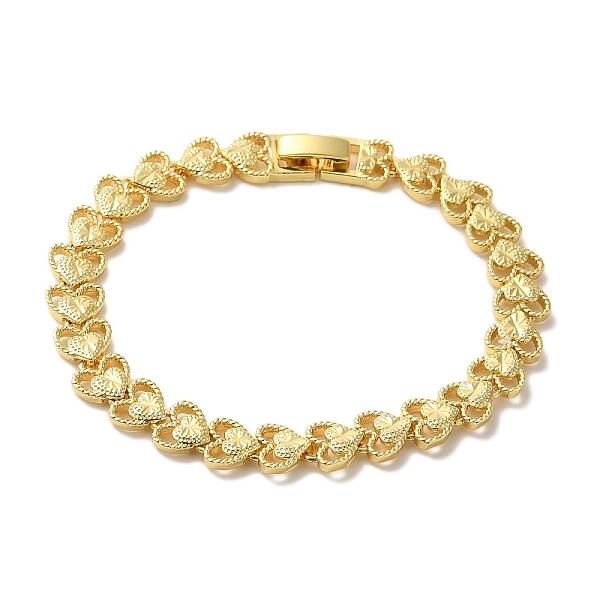 Rack Plating Brass Link Bracelets