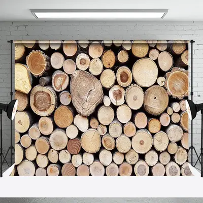Brown Tree Trunks Wood Backdrop For Photography - Aperturee