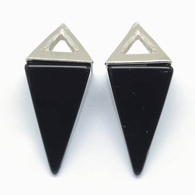 Natural Obsidian Pendants