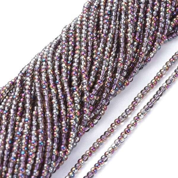Electroplate Glass Beads Strands