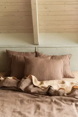 Linen pillowcase in Rosy Brown | Size: EU IKEA