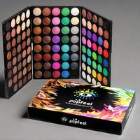 120 Colors Eyeshadow Palette, Matte and Glitter Eye Shadows Palette, Long Lasting Shimmering Green Brown Eye Shadow Makeup Pr...