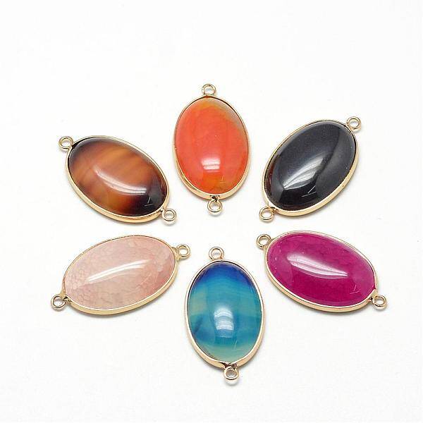 Natural Agate Links connectors