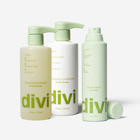 Divi Volume Rescue Trio – Hydrating & Volumizing Shampoo, Nourishing Conditioner, Fine & Thin Hair Care Haircare Cleanser