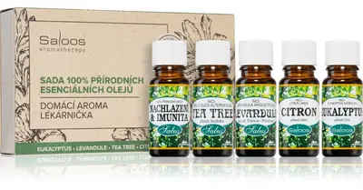 Saloos Aromatherapy Home Aroma Aid Kit Essential Oil Set