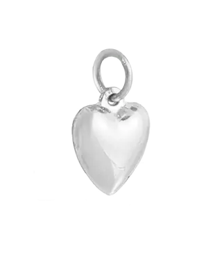Small Heart Charm | Metal Color: Silver