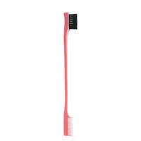 Random Color Edge Brush Comb Vendor Double Sided Edge Control Brush for Baby Hair Salon Hair Comb Brushes Beauty Tools