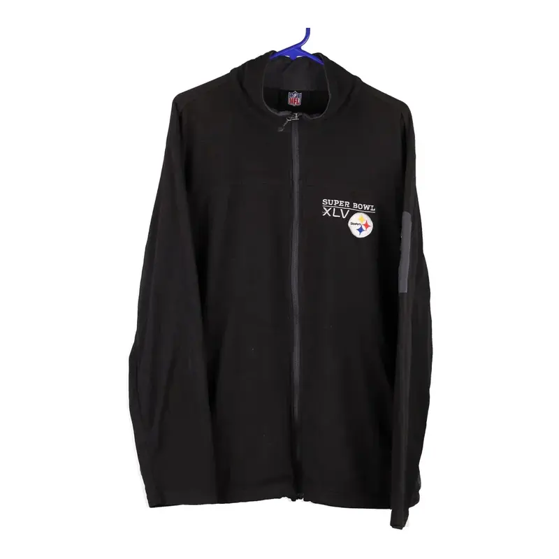 Pittsburgh Steelers Nfl NFL Fleece - XL Black Polyester