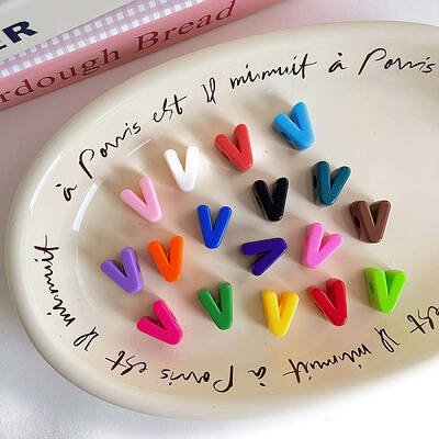 Opaque Acrylic European Beads