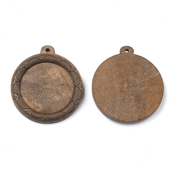 Wooden Pendant Cabochon Settings