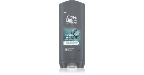 Dove Men+Care Advanced Shower Gel For Face, Body And Hair For Men Eucalyptus & Mint 400 Ml