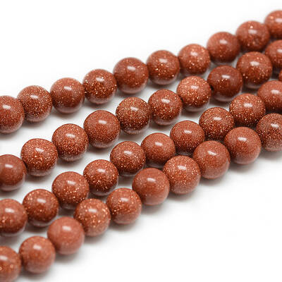 Synthetic Goldstone Bead Strands