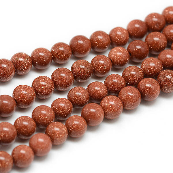 Synthetic Goldstone Bead Strands