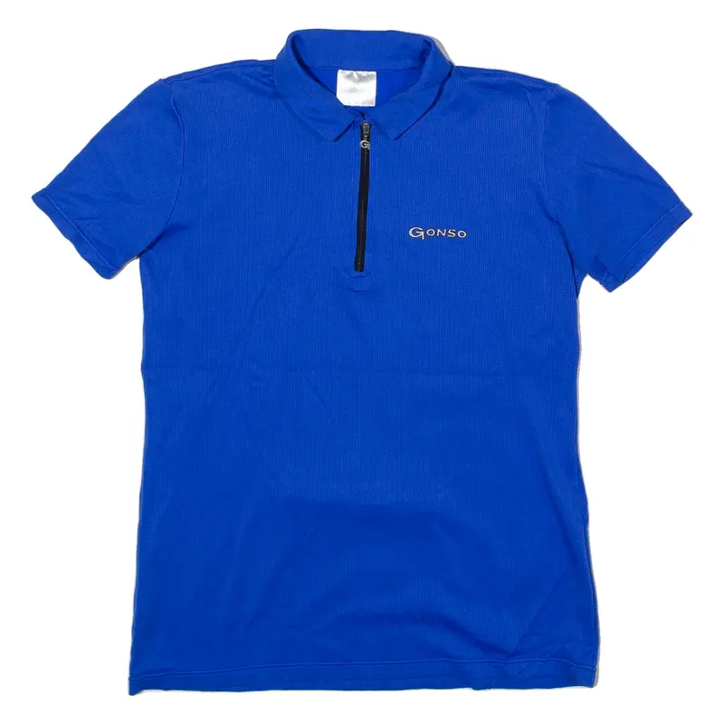GONSO Cycling Womens Jersey Blue 90s 1/4 Zip M